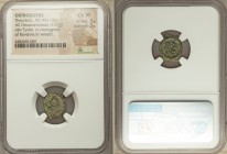 OSTROGOTHS. Italy. Municipal Coinage of Ravenna. Ca. AD 493-526. AE 10 nummi (14mm, 2.67 gm, 7h). NGC Choice VF 3/5 - 3/5. Time of Theoderic, AD 493-5...