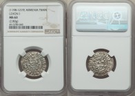Cilician Armenia. Levon I (1198-1219) Tram ND MS63 NGC, Bed-227. 23mm. 2.80gm. 

HID09801242017