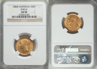 Victoria gold "Shield" Sovereign 1884-S AU58 NGC, Sydney mint, KM6. AGW 0.2355 oz.

HID09801242017