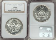Republic Pound 1969 MS66 NGC, KM6. One year type. 

HID09801242017