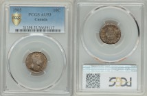 Edward VII 10 Cents 1905 AU53 PCGS, London mint, KM10.

HID09801242017