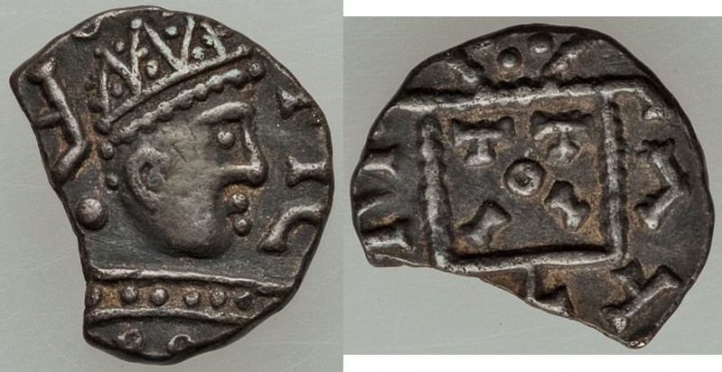 Anglo-Saxon. Primary Phase Sceat ND (c. 675-700) VF (chipped), Mint in Kent, Ser...