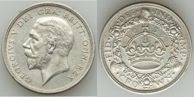 George V "Wreath" Crown 1933 AU, KM836, S-4036. Mintage: 7,132. 38mm. 28.22gm. Included with Davissons Ltd. ticket from 2013 Auction.

HID09801242017