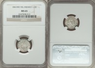Republic 1/2 Real 1841 Mo-ML MS65 NGC, Mexico City mint, KM370.9.

HID09801242017