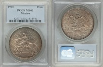 Estados Unidos "Caballito" Peso 1910 MS63 PCGS, Mexico City mint, KM453.

HID09801242017