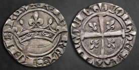 France. Avignon. Robert of Anjou AD 1309-1343. Sol Coronat AR