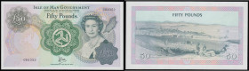 Isle of Man &pound;50 1983 issue Pick 39 serial number 084352 Unc