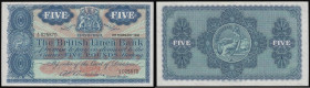 Scotland British Linen Bank 5 Pounds EDINBURGH 3rd February 1961 S/N A/12 025870 signed Anderson, Pick 163 UNC and seldom offered in this high grade