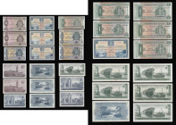 Scotland Clydesdale and North of Scotland Bank 10 Pounds 20.4.1964 VF, 1.12.1967 GVF. 5 Pounds 1.6.1962 GVF. 1 Pounds larger size blue on white 1.11.1...