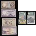Scotland The Royal Bank of Scotland (5) 20 Pounds purple 19 Mar 1969 A/1 143016 VF, 10 Pounds 1 May 1975 Fine, 5 Pounds 3 May 1975 Fine, 1 Pound 1 Feb...
