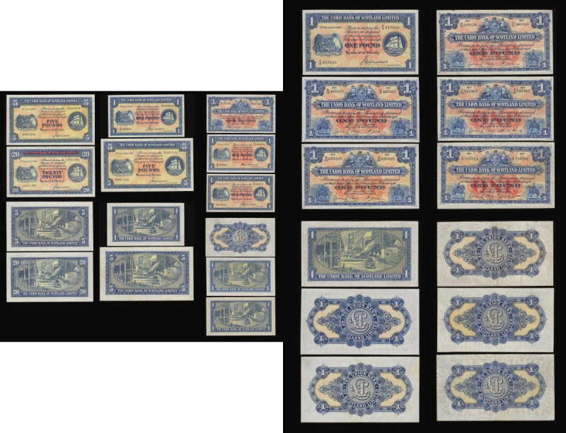 Scotland Union Bank of Scotland (13) 20 Pounds signed Morrison 1 September 1950 ...