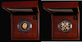 Fifty Pence 2022 Queen Elizabeth II Memorial, S.H114 Gold Proof FDC in the Royal Mint box of issue with certificate and booklet