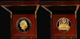 Five Hundred Pounds 2021 5oz. Gold Proof - The Who - British Music Legends. FDC cased as issued by the Royal Mint with historical booklet and certific...