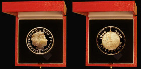 Five Pound Crown 2000 Millennium Gold Proof S.L7 FDC in the Royal Mint box of issue with certificate