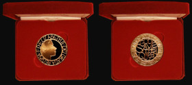 Five Pound Crown 2003 Coronation Anniversary Gold Proof S.L12 FDC cased as issued with certificate