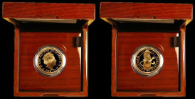 One Hundred Pounds 2020 Queen's Beasts - The White Lion of Mortimer One Ounce Gold Proof S.QBCGB7 FDC in the Royal Mint box of issue with certificate ...