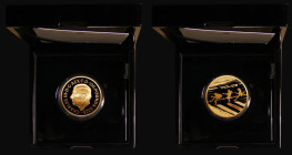 One Hundred Pounds 2023 Music Legends - The Police, One Ounce Gold Proof FDC in the Royal Mint box of issue with certificate and booklet detailing the...