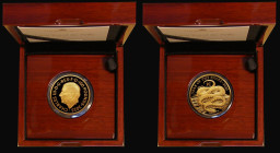 One Hundred Pounds 2025 Shengxiao Collection - Chinese Lunar Year of the Snake, One Ounce Gold Proof, a reverse design by Chris Costello, a detailed d...