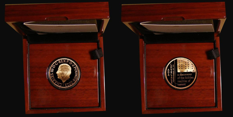 Two Pounds 2023 Ada Lovelace Innovation in Science FDC in the Royal Mint box of ...