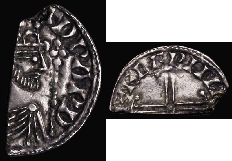 Cut Halfpenny Stephen (1135-1154) Cross Moline type S.1278, North 873, moneyer [...