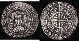 Groat Edward IV Light Coinage, Quatrefoils at neck, London Mint, S.2000 mintmark Crown, 3.03 grammes, Bold Good Fine, evenly struck, with an indentati...