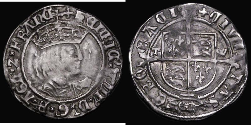 Groat Henry VIII Second Coinage, York Mint, Archbishop Wolsey, Laker Bust D, Rev...