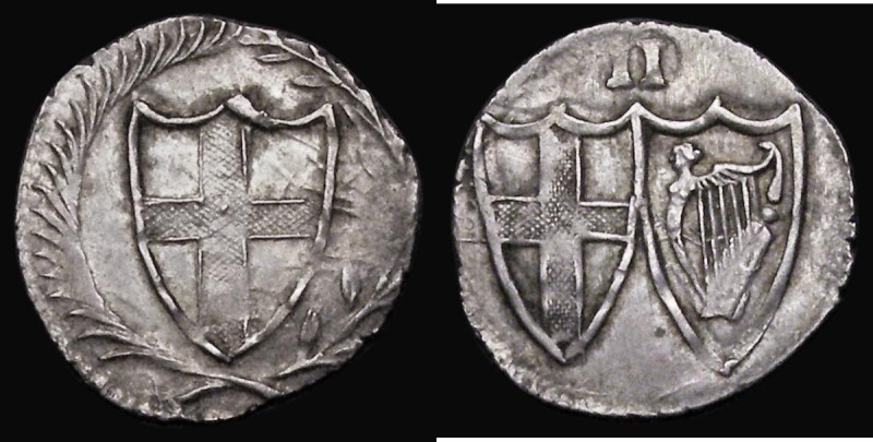 Halfgroat Commonwealth ESC 2160, Bull 224, S.3221 NEF with pleasing tone