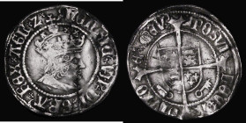 Halfgroat Henry VII Profile issue, York Mint, Archbishop Bainbridge, keys below shield, S.2262, mintmark Martlet, 1.17 grammes, Fine, creased