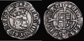 Halfgroat Henry VIII First Coinage, York Mint, Archbishop Wolsey, Reverse: CIVITAS EBORACI legend, with Cardinal's hat below shield, S.2326, mintmark ...