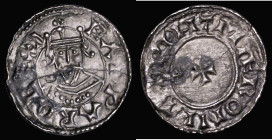 Penny Edward the Confessor (1042-1066) Facing Bust/Small Cross type, S.1183, North 830, Wallingford Mint, moneyer Brihtmaer, (BRIHTMAER ON PA) neatly ...