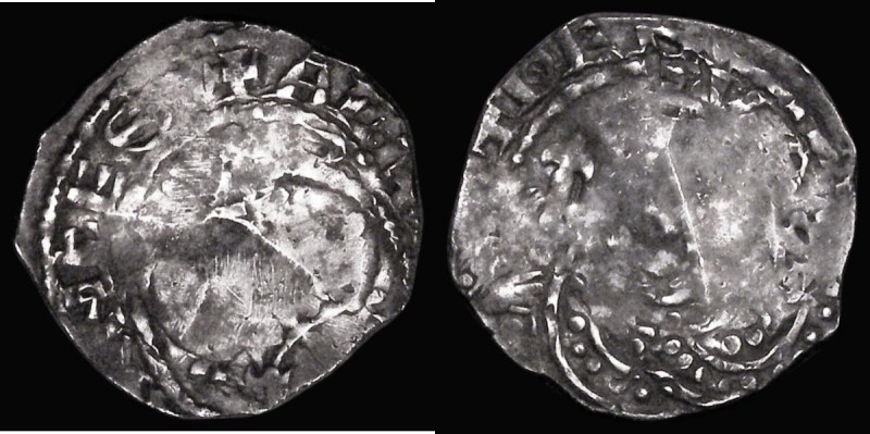 Penny Henry I a very crude striking Reverse type uncertain as central design not...