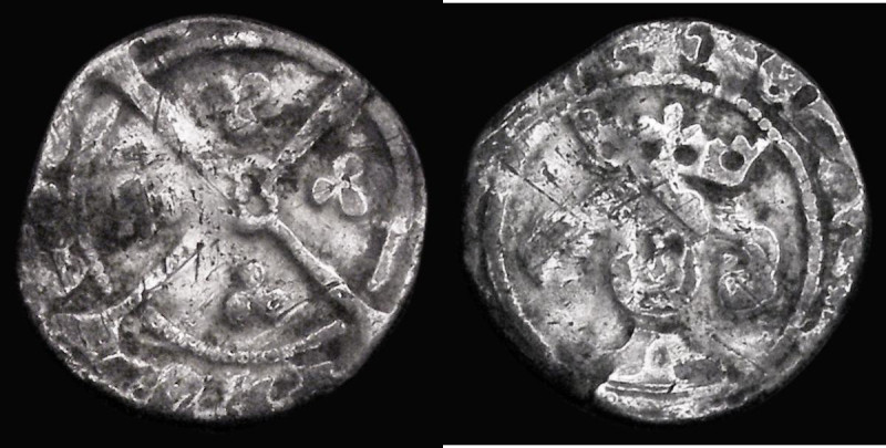Penny Henry IV Heavy Coinage, York Mint, S.1722, Obverse legend with HENRIC just...