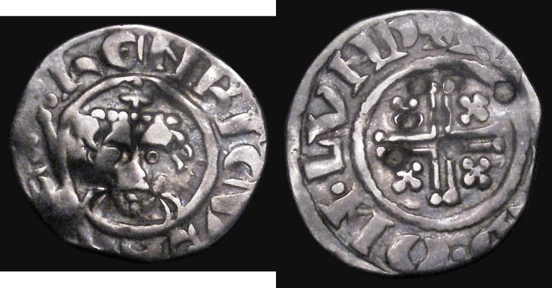 Penny Richard I London Mint, moneyer Ricard, Annulet eyes, S.1347, 1.23 grammes,...