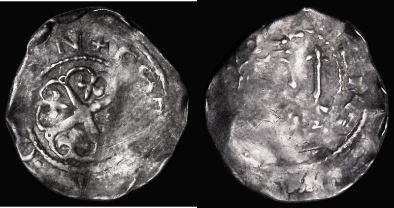 Penny Stephen Watford Cross Moline type, S.1278, North 873, Reverse EST [---] VN...