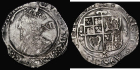 Shilling Charles I Group F, Sixth Large 'Briot' bust. S.2799, mintmark Triangle in circle, 5.86 grammes, Good Fine/Fine on an irregularly shaped flan