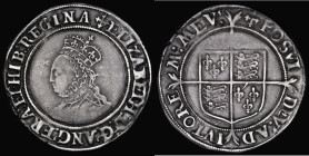 Shilling Elizabeth I Second Issue, Bust 3C, S.2555, Mintmark Cross Crosslet, 6.01 grammes, Bold Fine/Bold Good Fine, on a full round flan