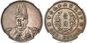 Republic Yuan Shih-kai "Plumed Hat" Dollar Year 3 (1914) AU Details (Cleaned) NGC, Tientsin mint, KM-Y322, L&M-858, WS-0094. An iconic type and one of...