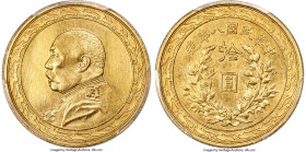 Republic Yuan Shih-kai gold 10 Dollars Year 8 (1919) UNC Details (Cleaned) PCGS, Tientsin mint, KM-Y330, L&M-1030, Kann-1531, WS-0059. The 1919 10 Dol...