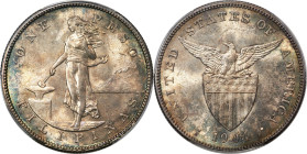 USA Administration Peso 1904-S MS64+ PCGS, San Francisco mint, KM168, Allen-16.04. A conditionally sensitive date that when located outside of firm Ch...