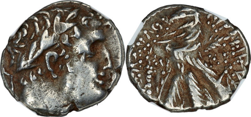 PHOENICIA. Tyre. Ca. 126/5 BC-AD 65/6. AR shekel (26mm, 14.35 gm, 1h). NGC Choic...