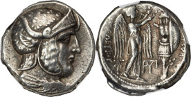 SELEUCID KINGDOM. Seleucus I Nicator (312-281 BC). AR tetradrachm (25mm, 16.80 gm, 8h). NGC Choice VF 4/5 - 4/5. Susa, ca. 305/4-295 BC. Head of Seleu...