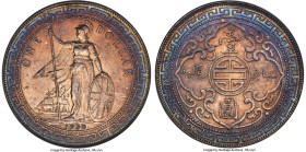 George V Trade Dollar 1930-B MS65 NGC, Bombay mint, KM-T5, Prid-27. Hands down, among the most attractive Trade Dollars this cataloger has handled, wh...
