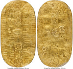 Genbun gold Koban (Ryo) ND (1736-1818) AU Details (Chop Mark) PCGS, KM-C22, JNDA 09-19. 13.11gm. A scarce early type that has acquired numerous mercha...