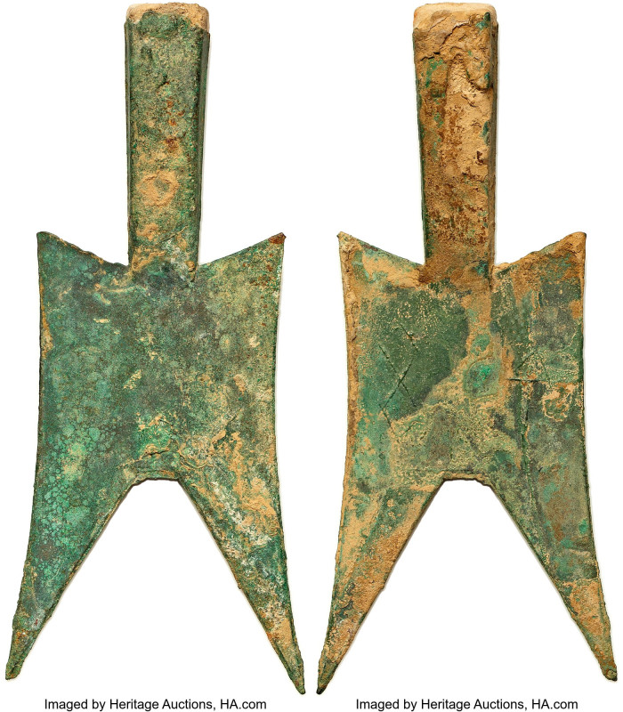 Warring States. State of Jin "Hollow Handle" Spade Money ND (500-400 BC) Certifi...