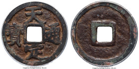 Yuan Dynasty (Rebels). Xu Shouhui 2 Cash ND (1359-1360) Certified 80 by Gong Bo Grading, Hartill-19.143. 27.6mm. 7.3gm. Treasures from the W&L Collect...