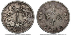 Hsüan-t'ung Dollar Year 3 (1911) VF30 PCGS, Tientsin mint, KM-Y31, L&M-37. No period, extra flame variety. HID09801242017 © 2024 Heritage Auctions | A...