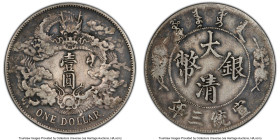 Hsüan-t'ung Dollar Year 3 (1911) VF Details (Cleaned) PCGS, Tientsin mint, KM-Y31.1, L&M-36. Variety with dot after Dollar. HID09801242017 © 2024 Heri...