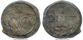 Java. Dutch East India Company tin Duit 1797 MS61 NGC, KM179. HID09801242017 © 2024 Heritage Auctions | All Rights Reserved