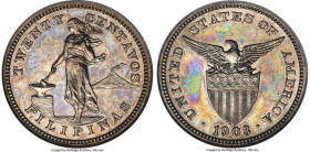USA Administration Pair of Certified Assorted Proof Issues NGC, 1) 50 Centavos 1908 PR61, KM171 2) 20 Centavos 1903 PR61, KM166 HID09801242017 © 2024 ...