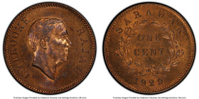British Protectorate. Charles V. Brooke Specimen Cent 1929-H SP64 Red and Brown PCGS, Heaton mint, KM18, Prid-54. Unlike many of the Specimen types fo...